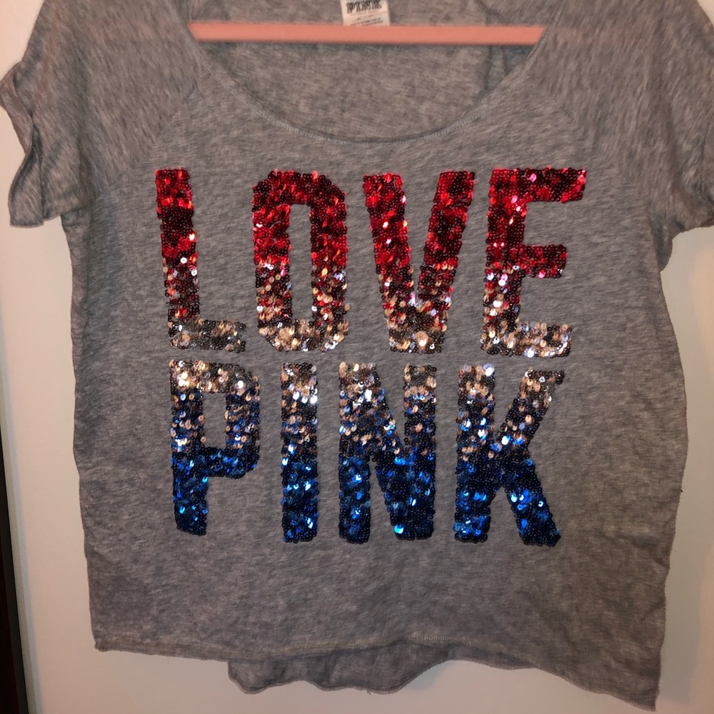 Victoria’s Secret red white and blue top